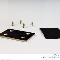 Blokmagneet voor montage whiteboards set 8 stuks