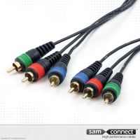 Component video kabel, 3m, m/m