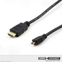 Micro HDMI naar HDMI kabel, 1m, m/m