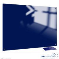Whiteboard Glas Solid Marine Blue 90x120 cm