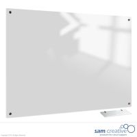 Whiteboard Glas Solid Clear White 100x100 cm