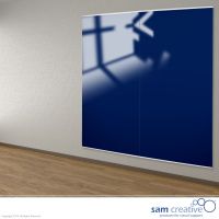 Whiteboard Glas Wandpaneel Marine Blue 100x200 cm