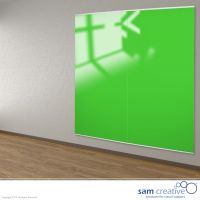 Whiteboard Glas Wandpaneel Lime Green 120x240 cm