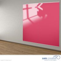 Whiteboard Glas Wandpaneel Candy Pink 100x200 cm