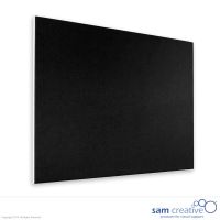 Prikbord Frameless Black 120x240 cm (W)