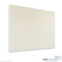 Prikbord Frameless Ivory White 90x120 cm (W)