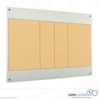 Whiteboard Glas Solid Volleybalveld 60x90 cm