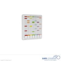 Kaartplanner 8-kolom 32 sleuven 60x53 cm