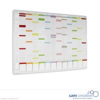 Kaartplanner jaar 13-kolom 50 sleuven 90x124 cm