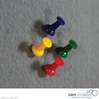 Set Prikbord Pins gekleurd 40st.