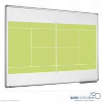 Whiteboard Tennisveld 120x150 cm