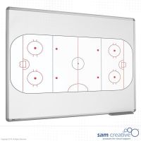Whiteboard IJshockeyveld 45x60 cm