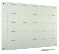 Whiteboard Glas Solid 5-week ma-vr 90x120 cm