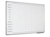 Whiteboard Jaarplanner ma-vr 100x150 cm