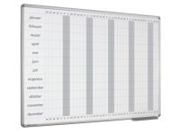 Whiteboard Jaarplanner ma-zo 90x120 cm