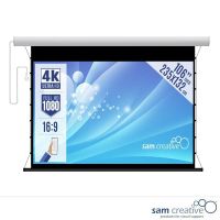 Projectiescherm 4K|UHD Elektrisch 106" 235x132 cm witte behuizing