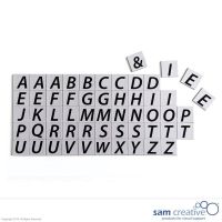Magnetische letters, complete set 10x22 cm