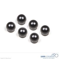 Bolmagneten Extra Sterk 15mm zwart