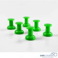 Magnetische Prikbord Pins Jumbo (6st) groen