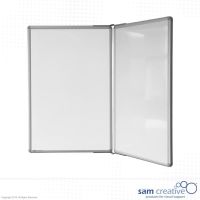 Whiteboard Pro Series Emaille Drievlaks 120x90 cm