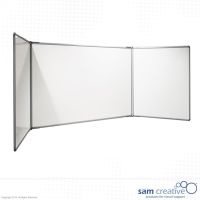 Whiteboard Pro Series Emaille Vijfvlaks 120x240 cm