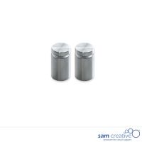 Glass Installatiemechanieken RVS blank (set 2)