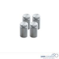 Glass Installatiemechanieken RVS blank (set 4)