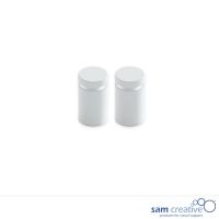 Glass Installatiemechanieken RVS wit (set 2)