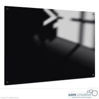 Whiteboard Glas Solid Black Magnetic 100x100 cm