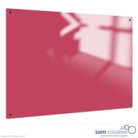 Whiteboard Glas Solid Candy Pink 100x150 cm