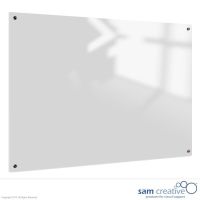 Whiteboard Glas Solid Clear White 100x100 cm