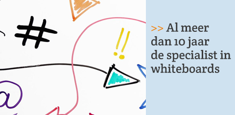 Al meer dan 10 jaar de specialist in whiteboards