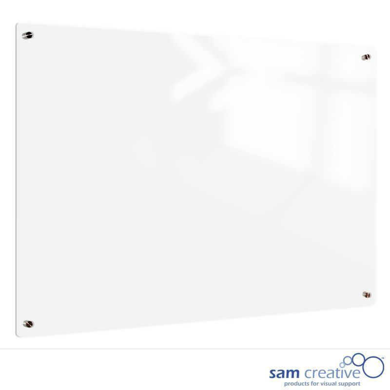 Vervelend Faial speelgoed Whiteboard Glas Solid Transparent 120x180 cm